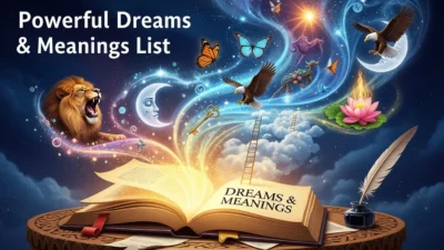 Powerful Dreams and Meanings List