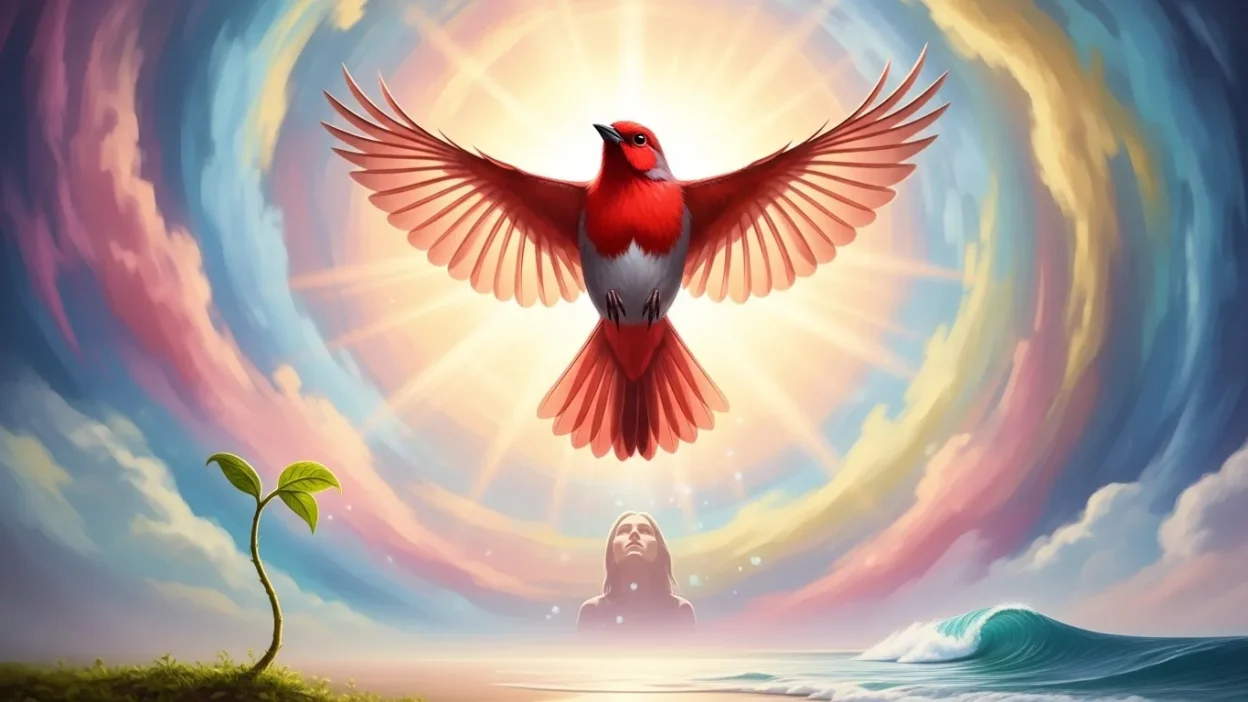 Red Bird in Dream Meaning a Sign of Joy And Awakening