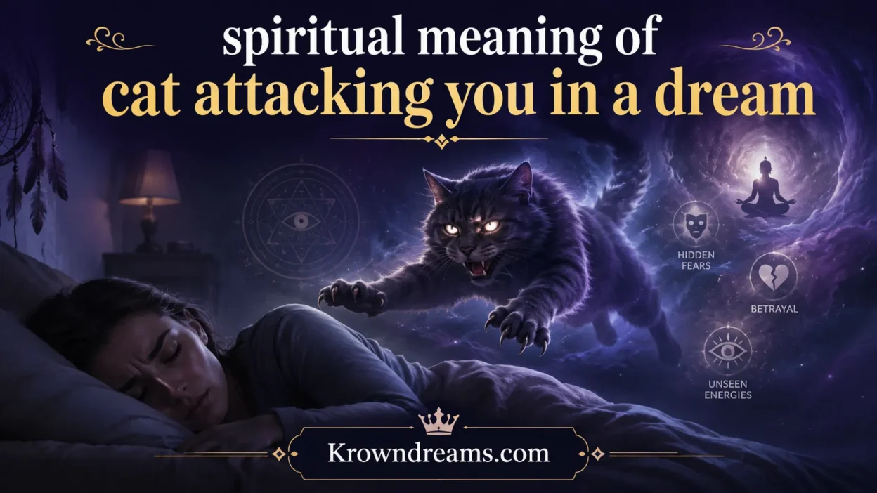 Spiritual Meaning of Cat Attacking You in a Dream