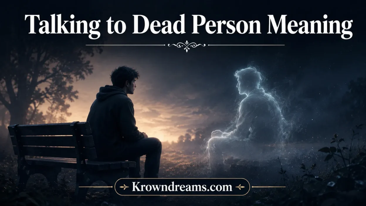 Talking to Dead Person Meaning